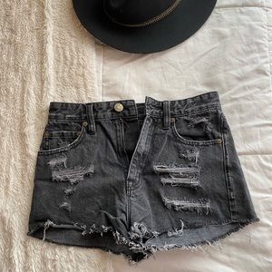 Black denim shorts - urban outfitters- BDG